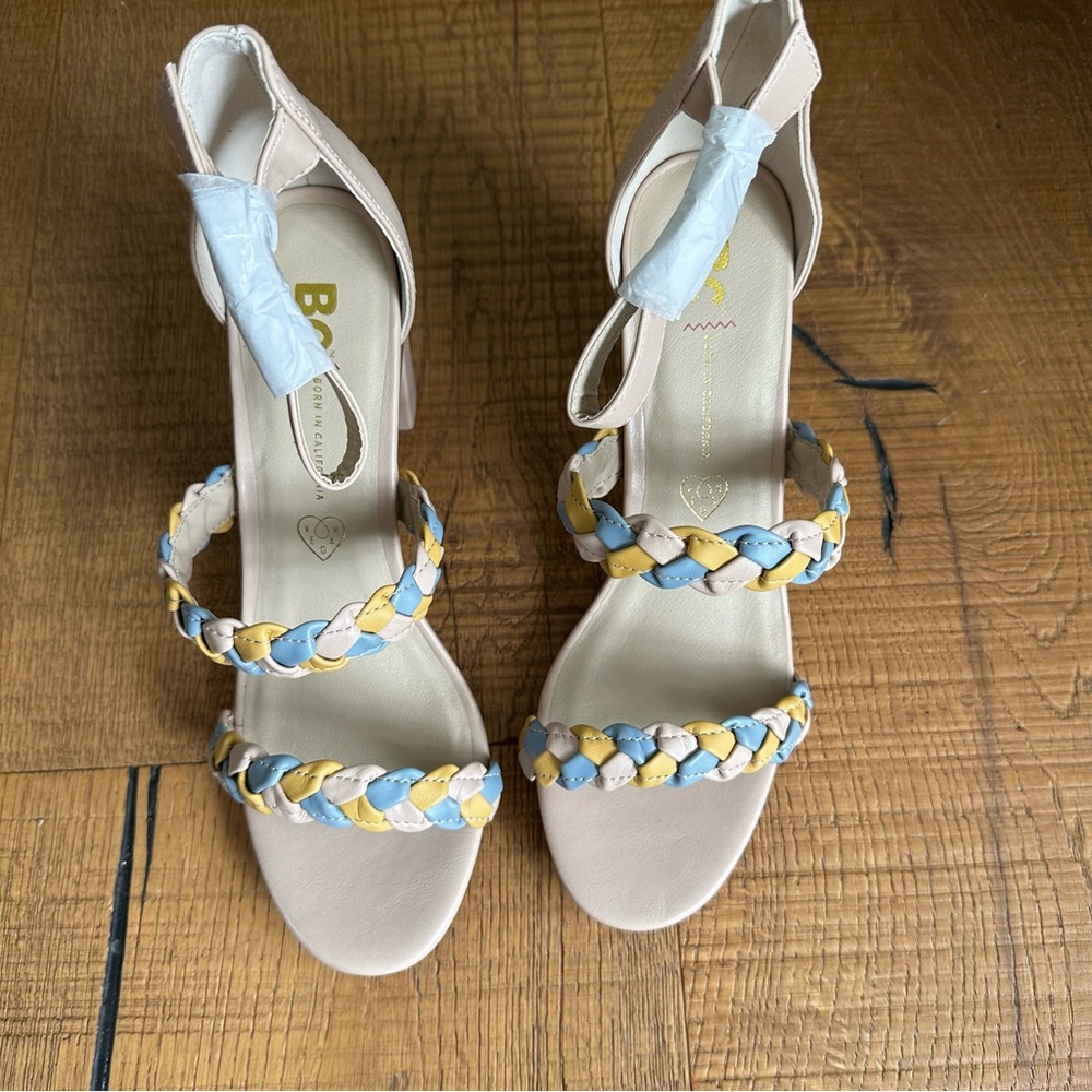 NEW Seychelles BC Wanna Be Heels in Blush Multi Size 8.5 - Picture 8 of 12